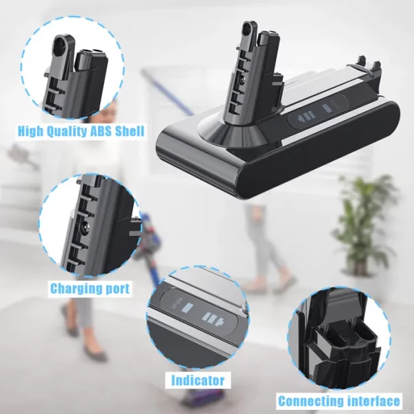batterie de rechange pour dyson cyclone v10 motorhead