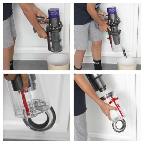 Comment vider un dyson v10 ?